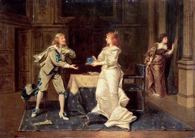 Lord Buckingham and Queen Anne of Austria by Wladyslaw Bakalowicz